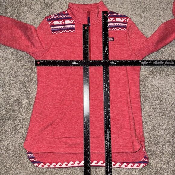 Vineyard Vines Whale Isle Shoulder Shep Sweatshirt Shirt Womens Size Small - Picture 2 of 8